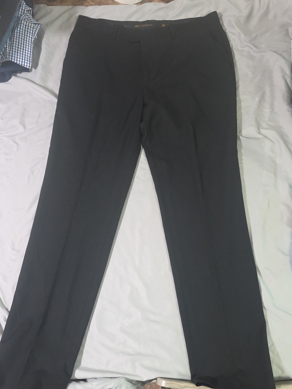 Men's Black Dress Pants - Modern Tailored Fit